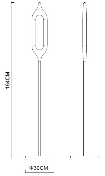مصباح أرضي عين 5927 LED